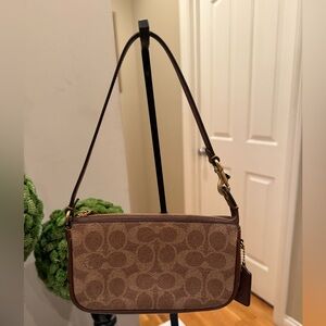 Coach - Plaza Bag 18 - 2025 - Coated Canvas & Smooth Leather - LIKE NEW